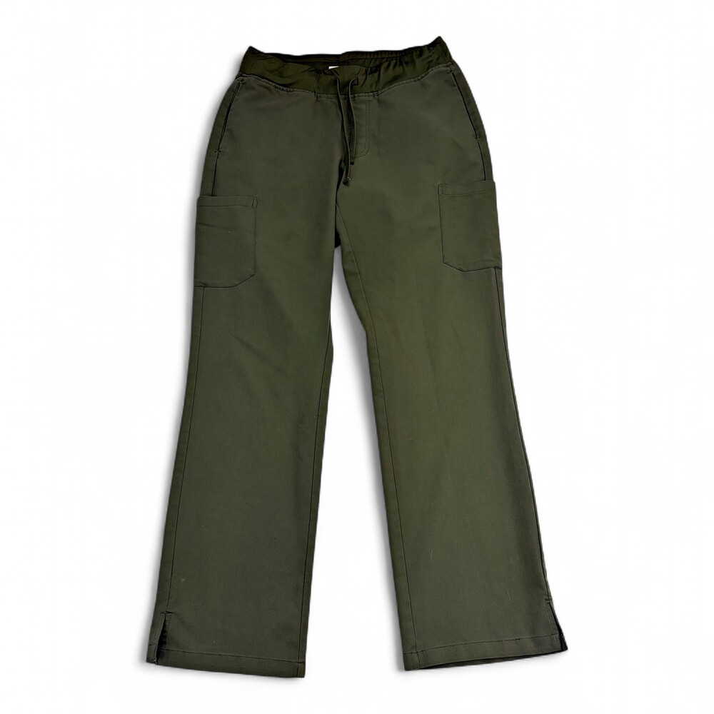 Mandala Olive Cargo Joggers Drawstring Waist Women's S